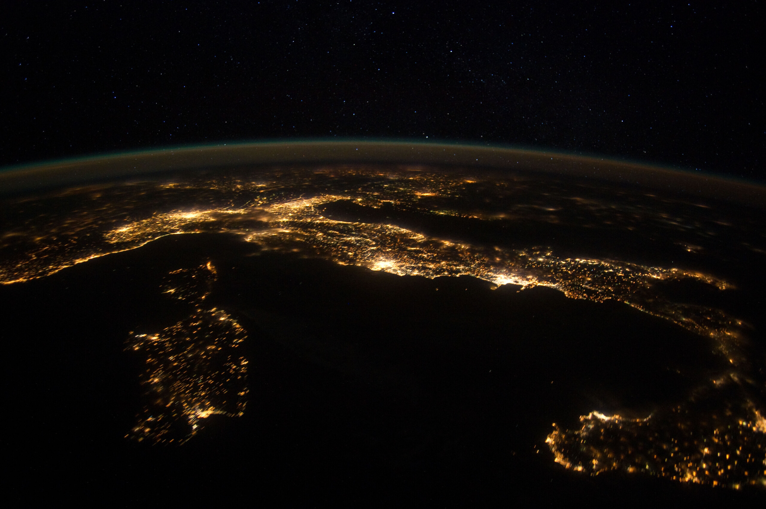 Inquinamento luminoso in Italia
